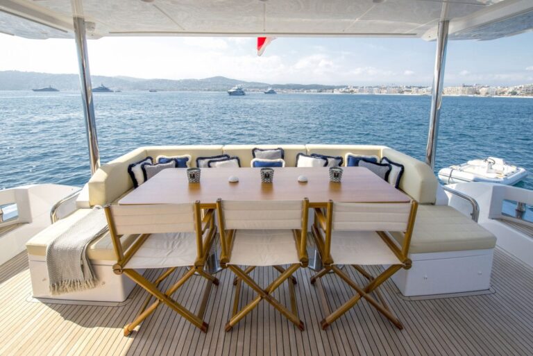 Aft Deck Dining Area