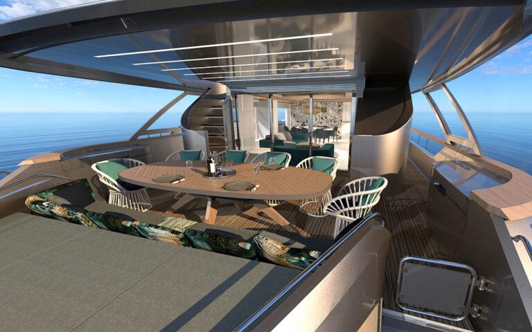 Alfresco Dining Aft Deck