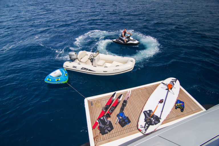 Swim Platform With Toys
