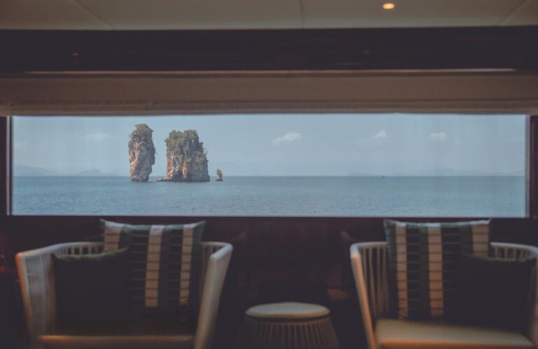 Interior Relaxation Area With Window Views