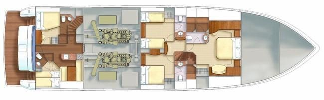 MY SIXTY SIX - Lower deck layout