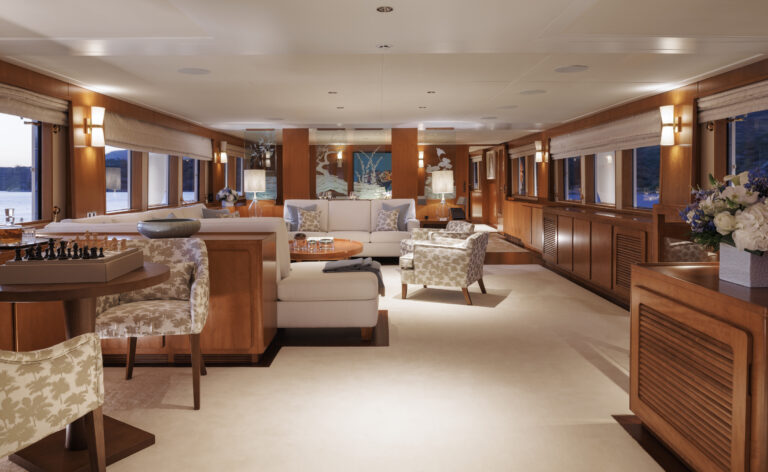 Main salon view forward