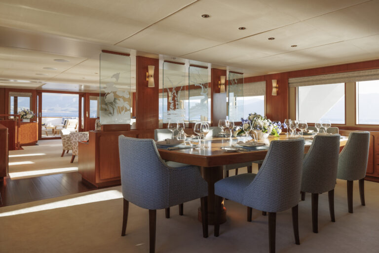 Main salon view forward
