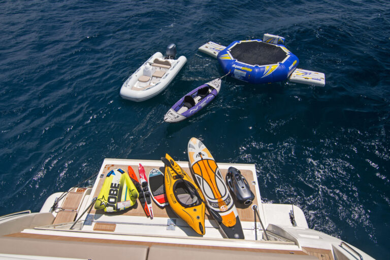 Swim Platform With Water Toys