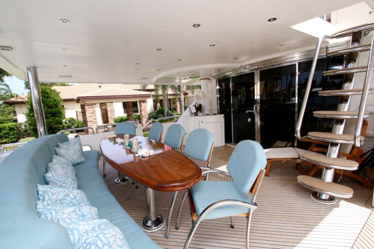 Exterior Dining On Aft Deck