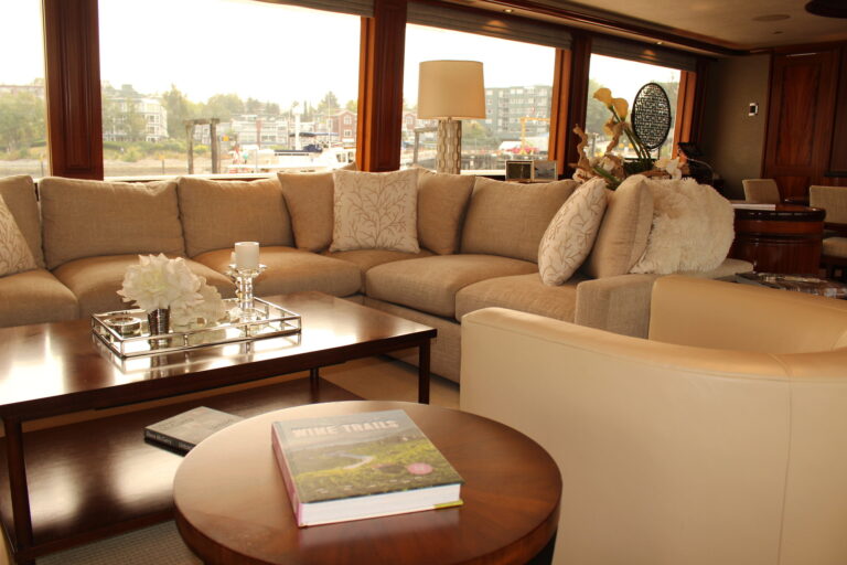 Main Salon With Sofas And Coffee Tables