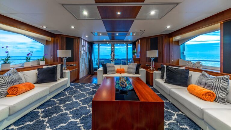 Main Salon Looking Aft