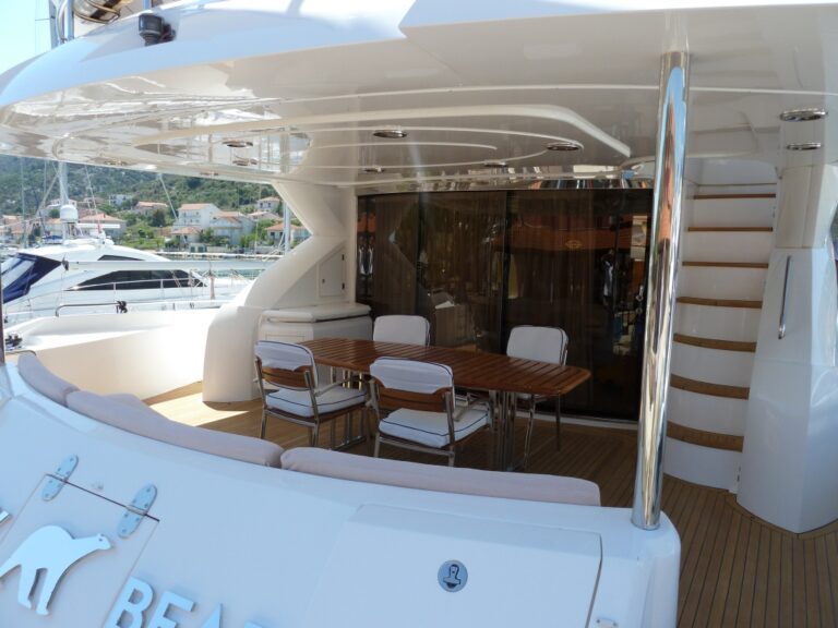 Motor Yacht LUCKY BEAR - Aft Deck