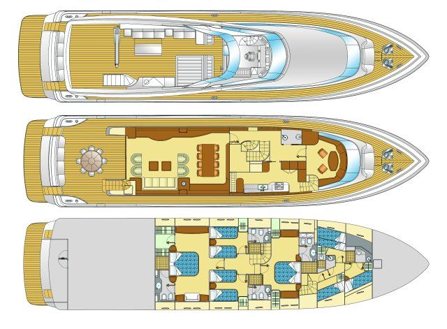 Motor Yacht SELULA - Layout