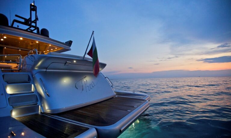 Motor Yacht THEA - Aft View