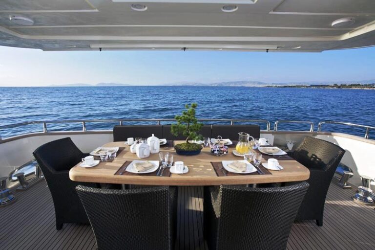 Motor yacht Anassa - Aft Deck