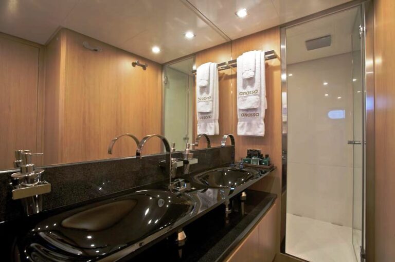 Motor yacht Anassa - Bathroom