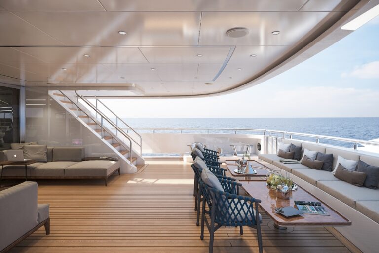 Motor yacht Bilgin 156 - alfresco dining - day