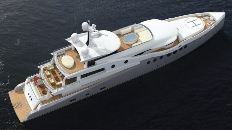 Motor yacht EVENT - From Above
