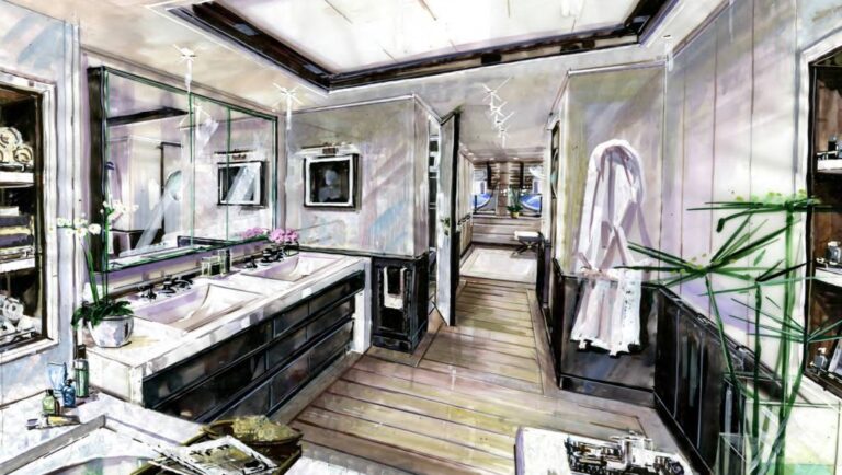 Motor yacht EVENT - Master Cabin Bathroom