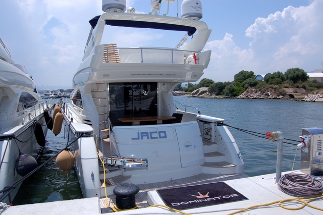Motor yacht JACO I - Aft View
