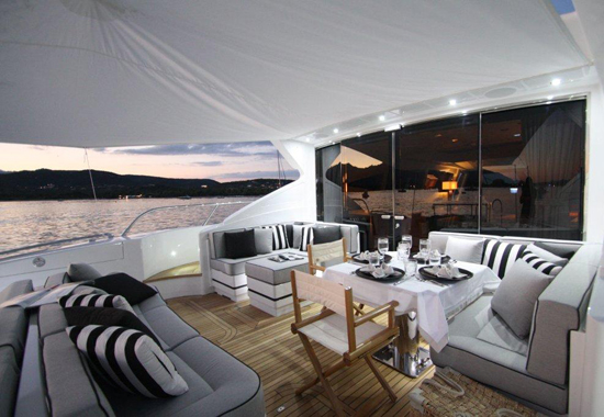 Motor yacht KAWAI -  Aft Deck