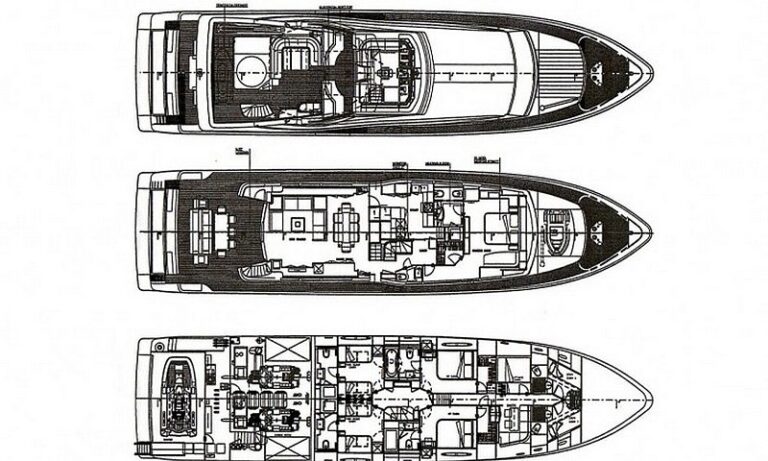 Motor yacht LADY CHATTERLEY - Layout