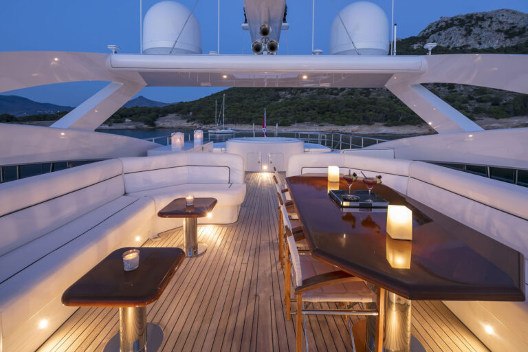Motor yacht L'EQUINOX - Sundeck by night