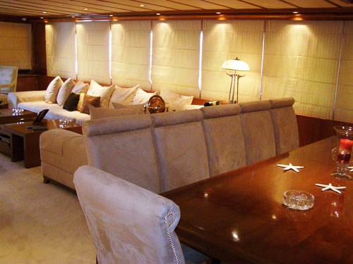 Motor yacht MONACO - Salon and Dining