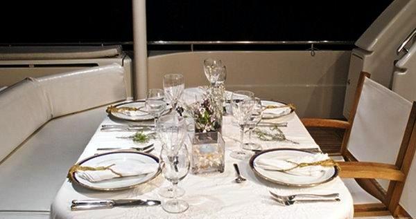 Motor yacht SPLENDIDO - Aft Deck Dining