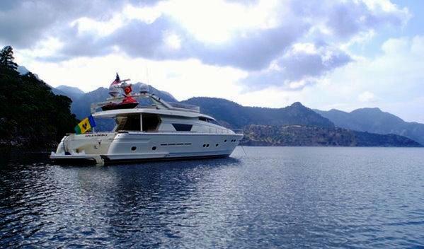 Motor yacht SPLENDIDO - At Anchor