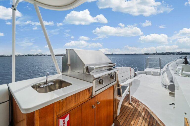 NIRVANA Exterior - Flybridge Deck Barbecue