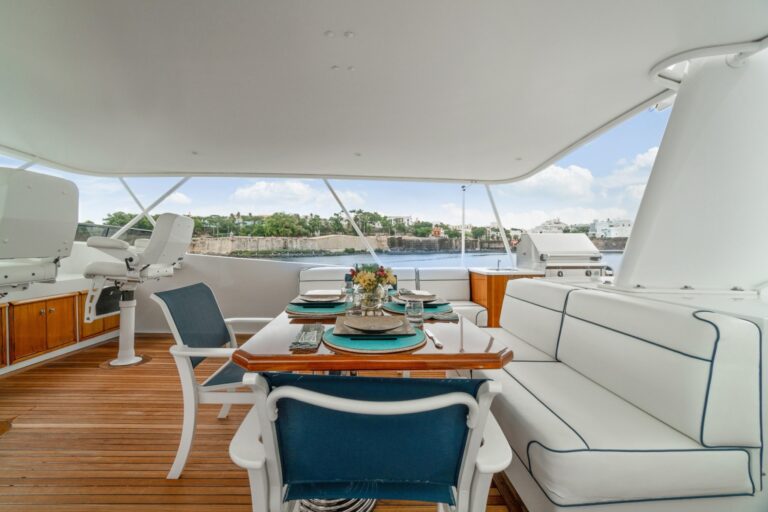 NIRVANA Exterior - Flybridge Deck Living Area