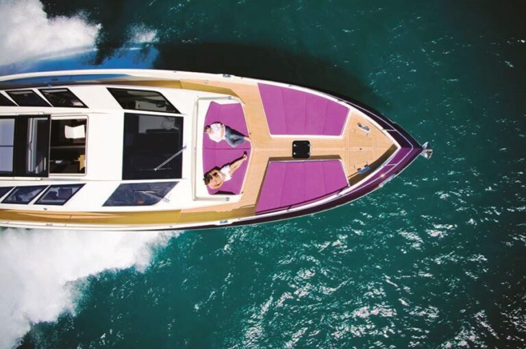 Numarine 78HT yacht HIP NAUTIST From Above