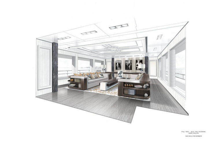 Oceanic Yachts 140 Yacht Hull no. 1 - Main Salon