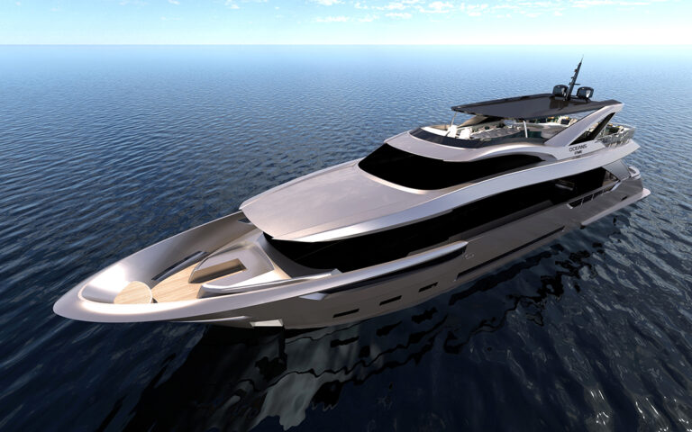 Oceans Five Yacht Rendering