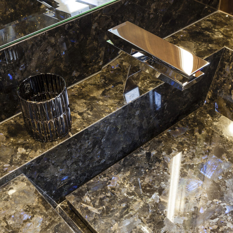 Onyx Elements In The Bathroom