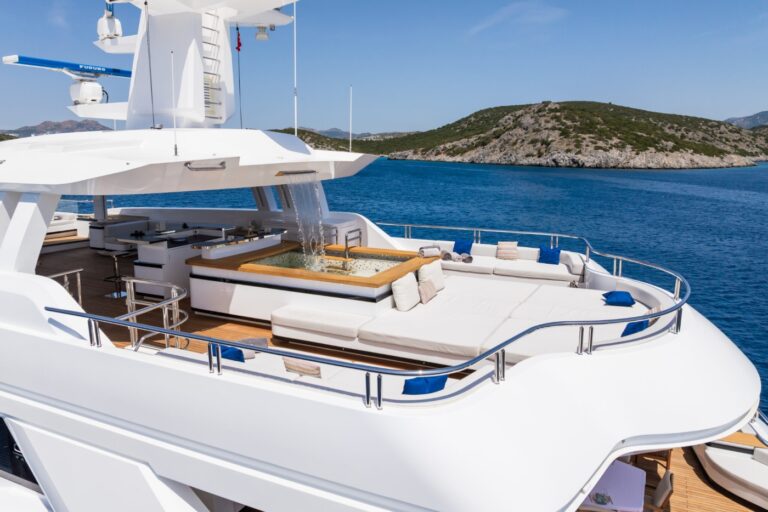 Open Deck Relaxation Area With Sea Views