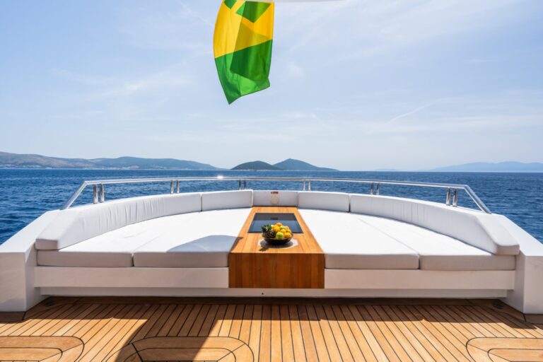 Open Deck Relaxation Area With Sea Views