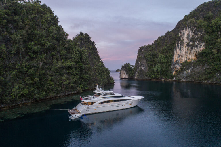 Paradise In Raja Ampat At Anchor