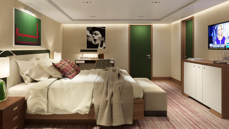 Rendering Cabin - By Serim Srl (Alberto Ascenzi) Architects
