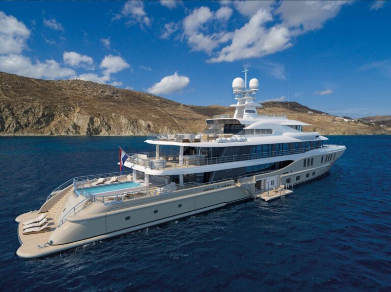 Rendering Of Amels 242 Yacht Model