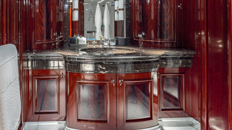 Rock It Guest Ensuite Bathroom Sink Credit Yachting Image