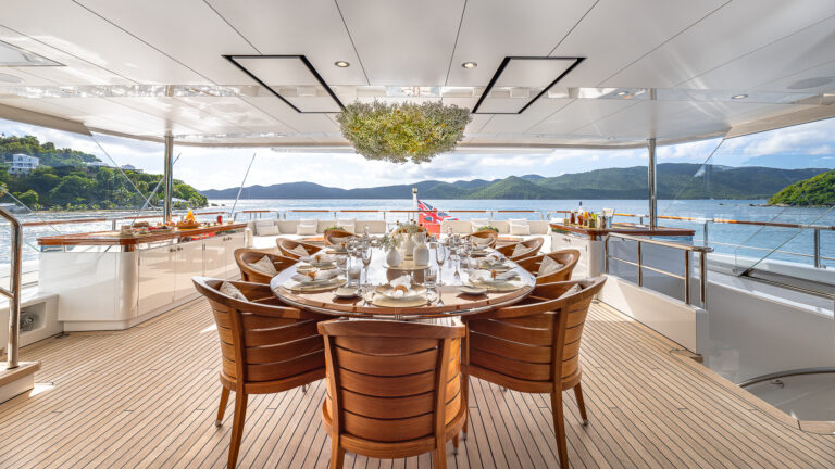 Rock It Al Fresco Dining Area Credit Yachting Image