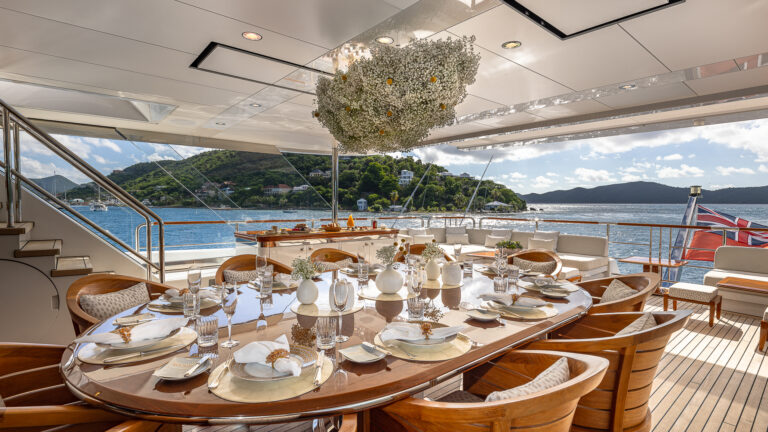 Rock It Al Fresco Dining Set Up Credit Yachting Image
