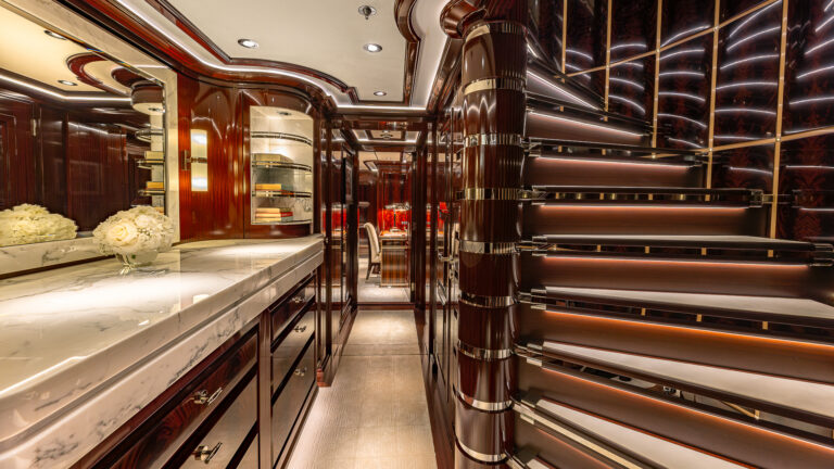 Rock It Lower Deck Atrium - Stairwell To Guest Accommodation Credit Yachting Image