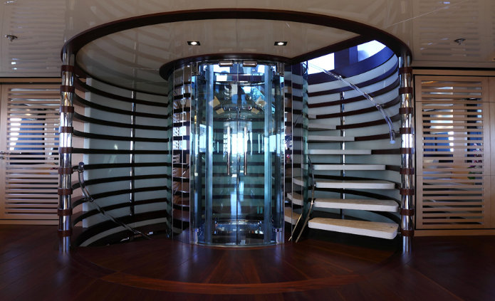 Rossinavi superyacht 2 Ladies - Staircase
