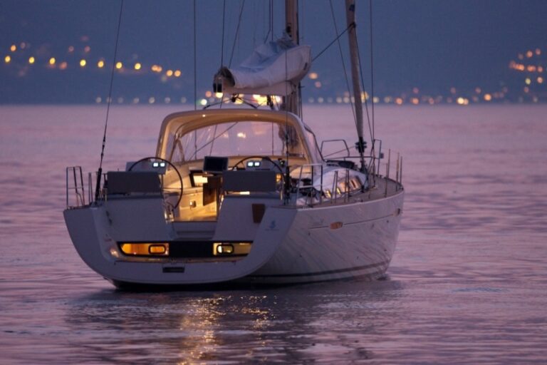 SERENDIPITY II - At Anchor in the Mediterranean