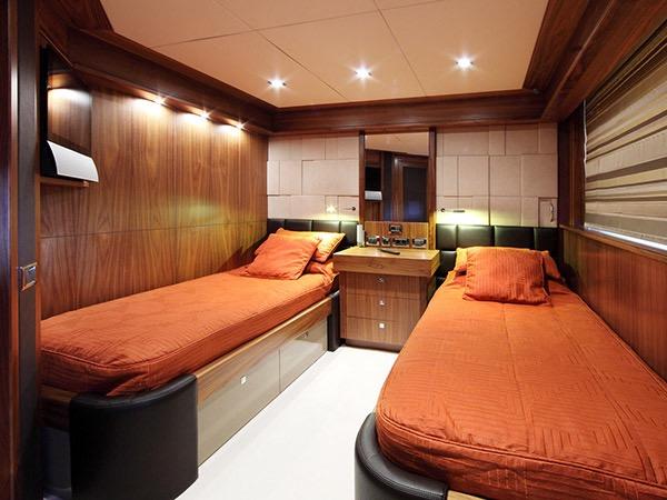 SIMPLE PLEASURE - Twin cabin credit Sunseeker Yachts