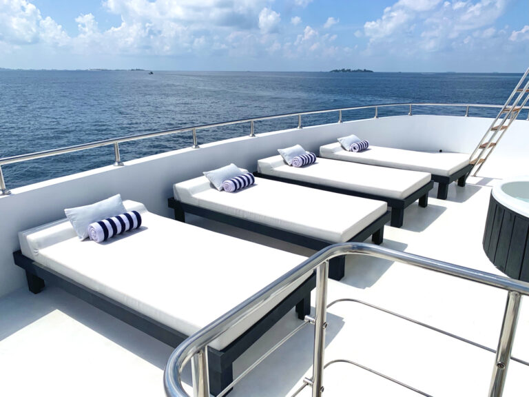 Sun Beds On Sun Deck