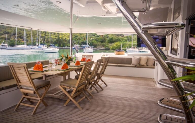 SY KINGS RANSOM - Aft deck view