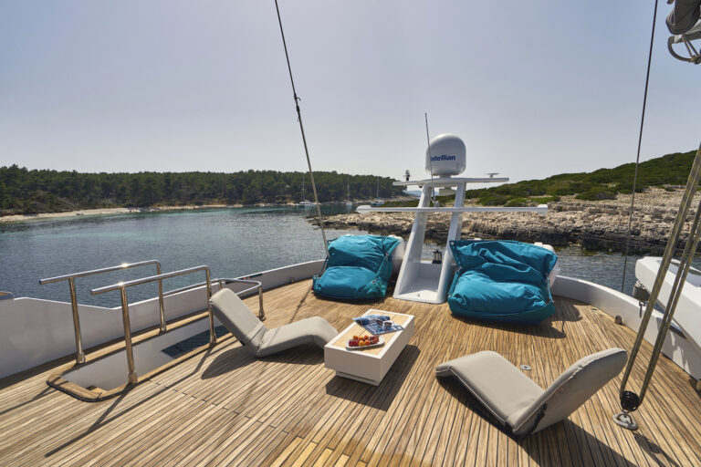 Sunbathing On Deck
