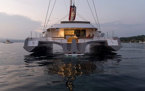 SY STERGANN II - Stern view