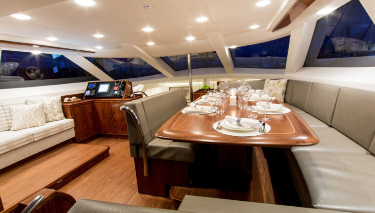 Sail Yacht PENELOPE - Upper Salon Dining