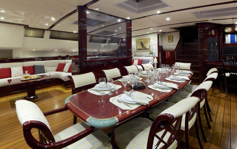 Sail yacht ALLURE - Formal Dining 2